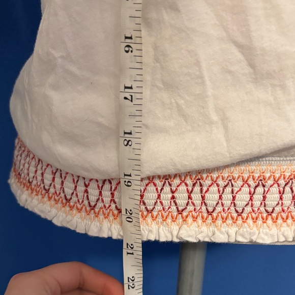 Hollister White Blouse with Pink Accents - Picture 5 of 7